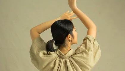 赵嘉仁训练视频日常片段： 接球出手细节，接球余光观察